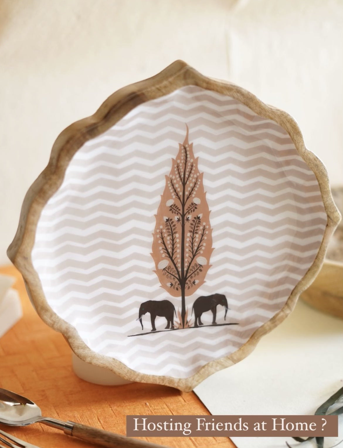 Elephant Valley 10 inch Serving Platter