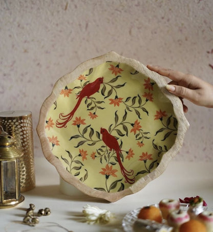 Heirloom Bird 12 inch Serving Platter