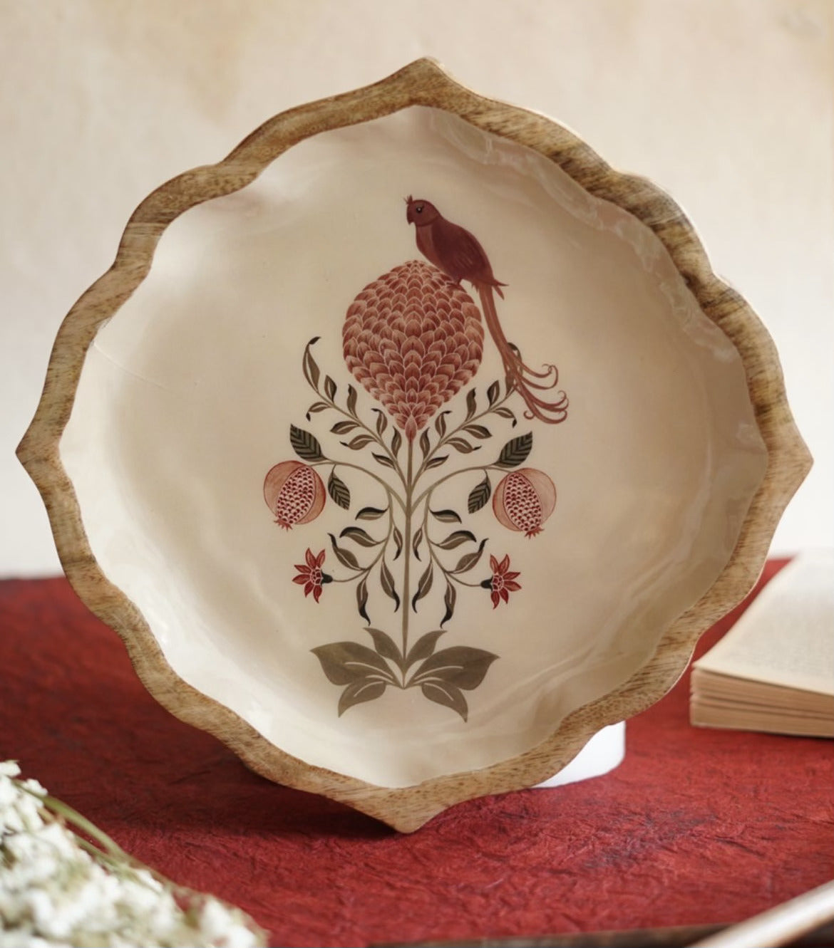 Heirloom Bird 12 inch Serving Platter